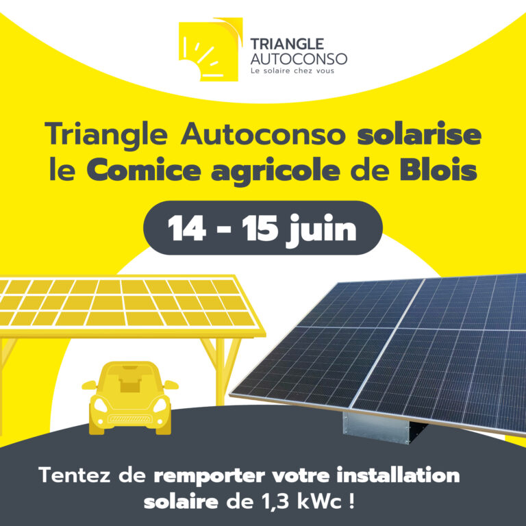 Triangle Autoconso solarise le Comice Agricole de Blois !